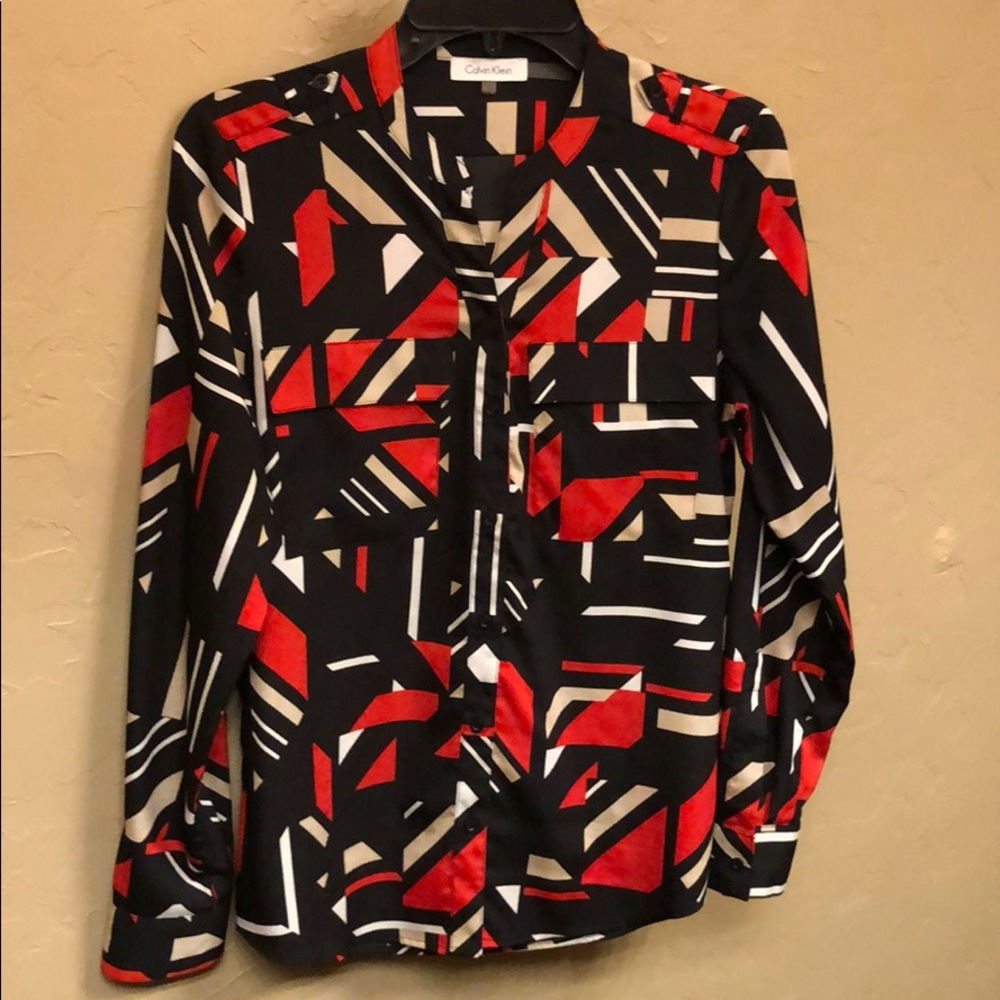 Calvin Klein Long-Sleeved Blouse